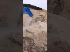 광산 작업 현장에서의 해제 망치