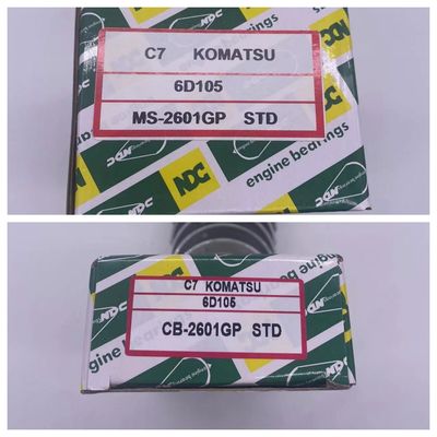 MS-2601GP CB-2601GP STD Main Bearing Connecting Rod Bearing For Komatsu 6D105 Engine Excavator