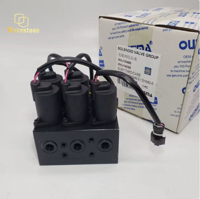 KHJ14520 Excavator Solenoid Valve Group Assembly For Sumitomo SH210-5 SH240-5 SH350-5A5 5-Port Pilot Control Valve